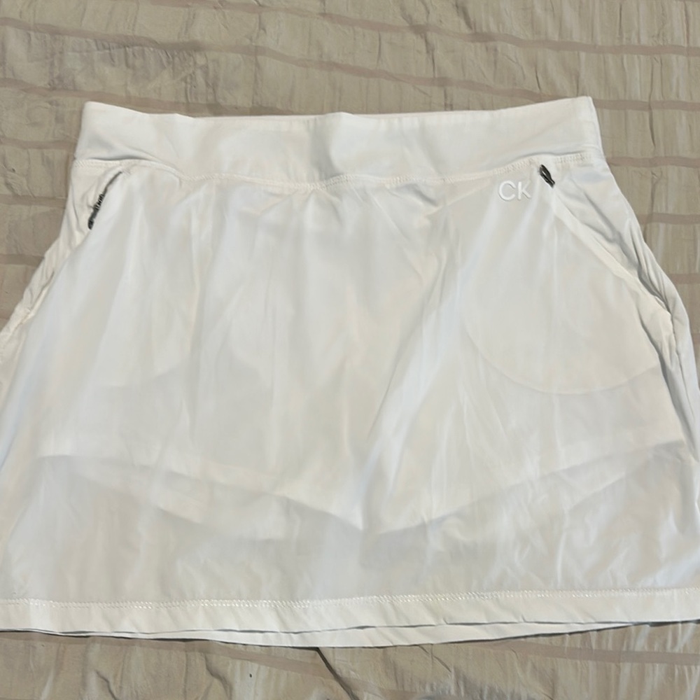 CK White Tennis Skirt